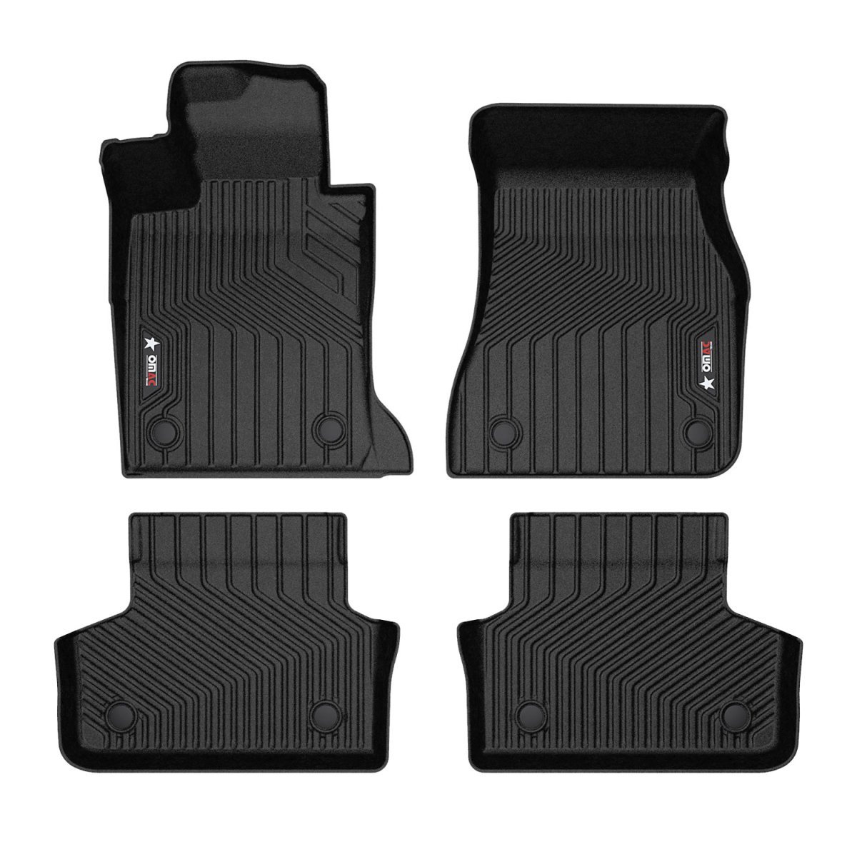 BMW 5 Series Floor Mats - Front + Rear - Omac - Texan - '17-'23